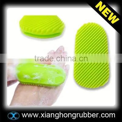 soft and good feeling silicone brush for face