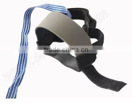 Antistatic ESD ground cord with banana plug or 10mm snap in both side