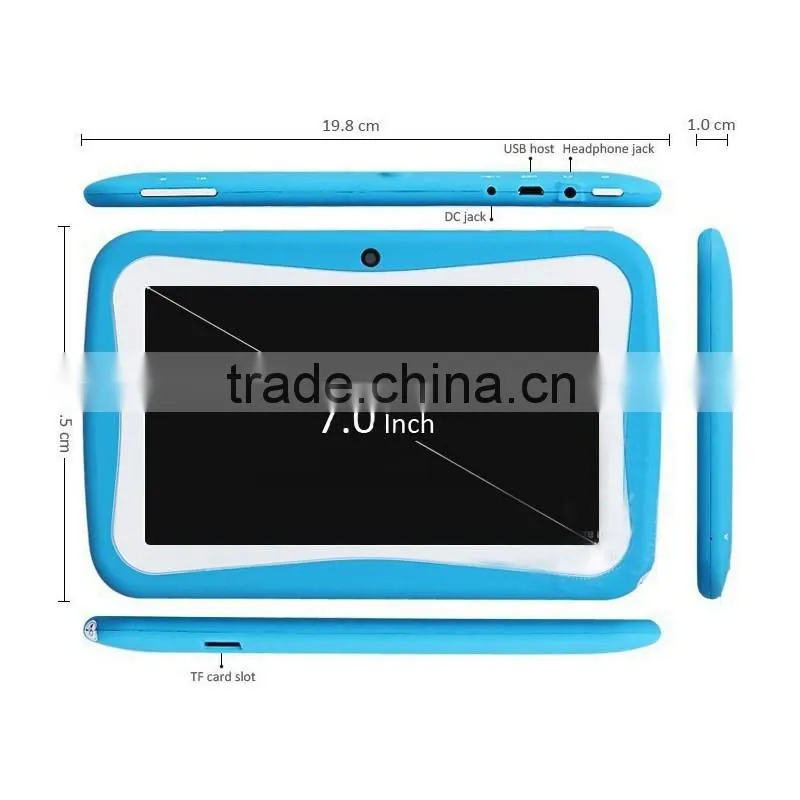 Hot Sale rugged 7 inch android 4.4 Children learning computer machines super smart tablet pc