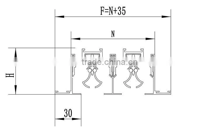 air conditioning adjustable ceiling linear slot diffuser