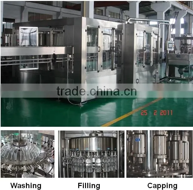 Automatic bottled water filling machine