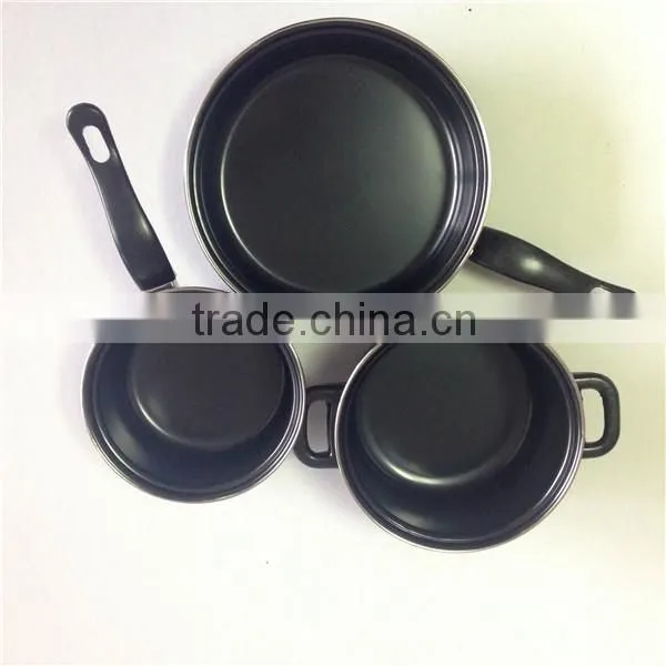 non stick carbon steel cookware set stockpot soup pan