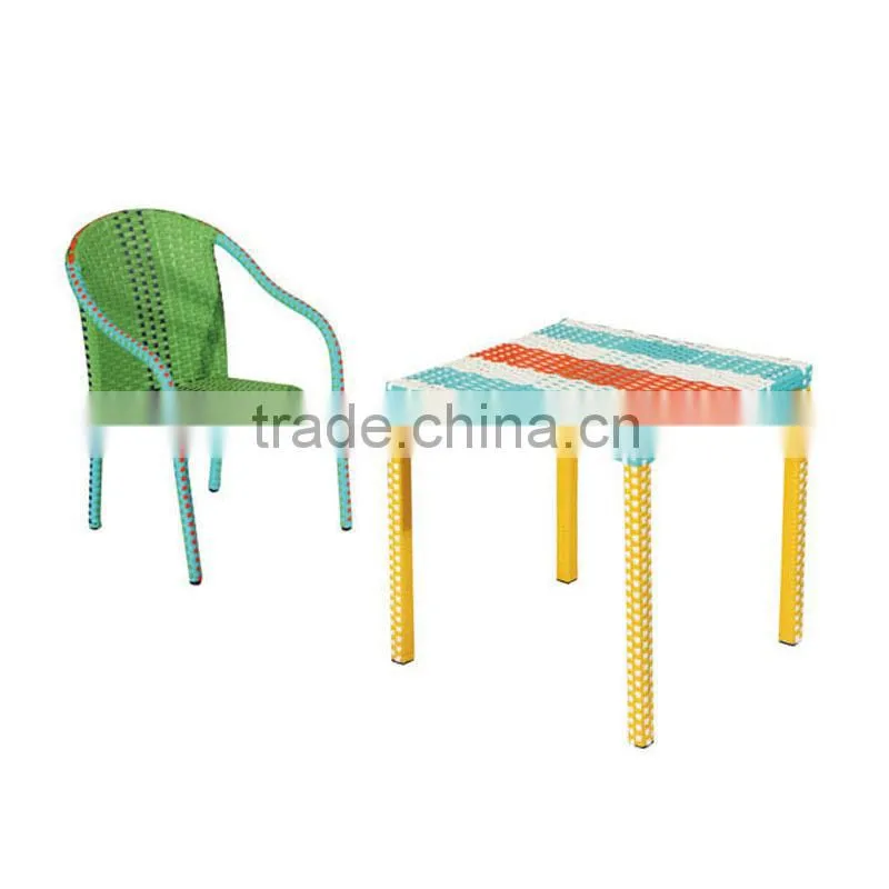 Party Light Oval Sun Colourful Wicker kids rattan chair