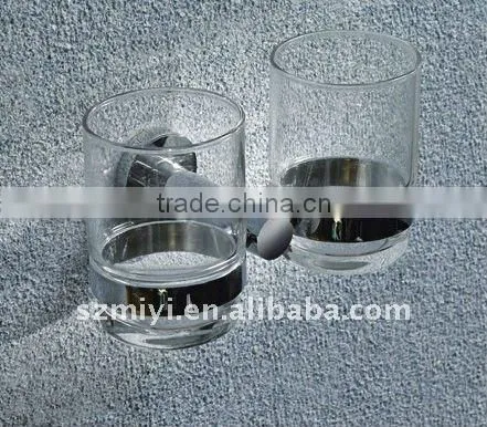 bathroom toothbrush glass holder