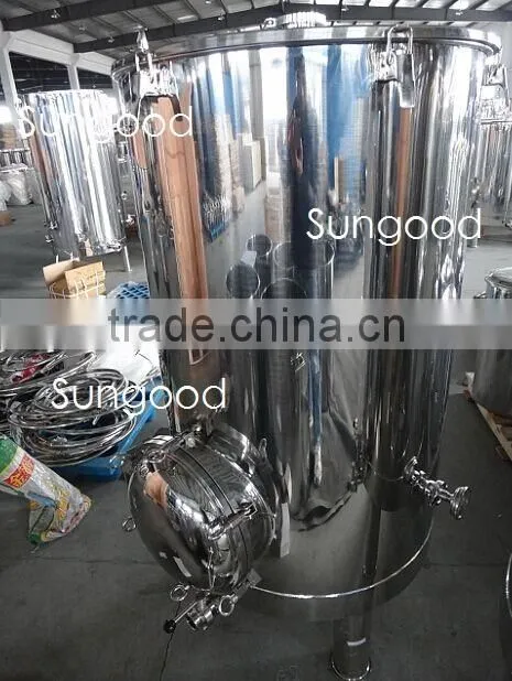 Sungood 5bbl/7bbl/10bbl/15bbl/20bbl/30bbl Steam Heating Mash Lauter tun with VSD Mixer/Rakes/Plow