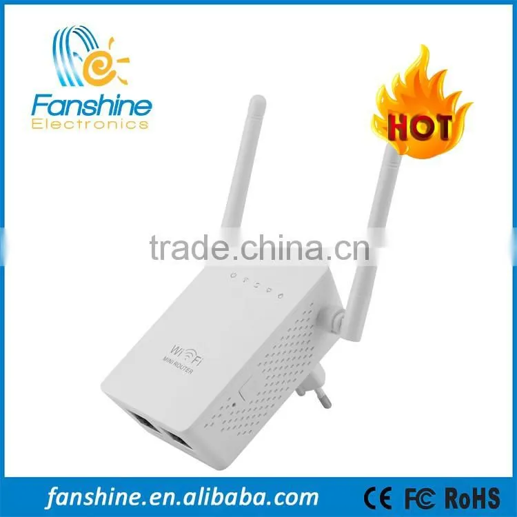 Fanshine 300Mbps Outdoor Signal Wifi Repeater With Double Antenna