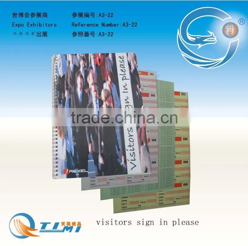 visitor sign (in please)book,cash receipt book,restaurant small docket book,docket book,phone message book