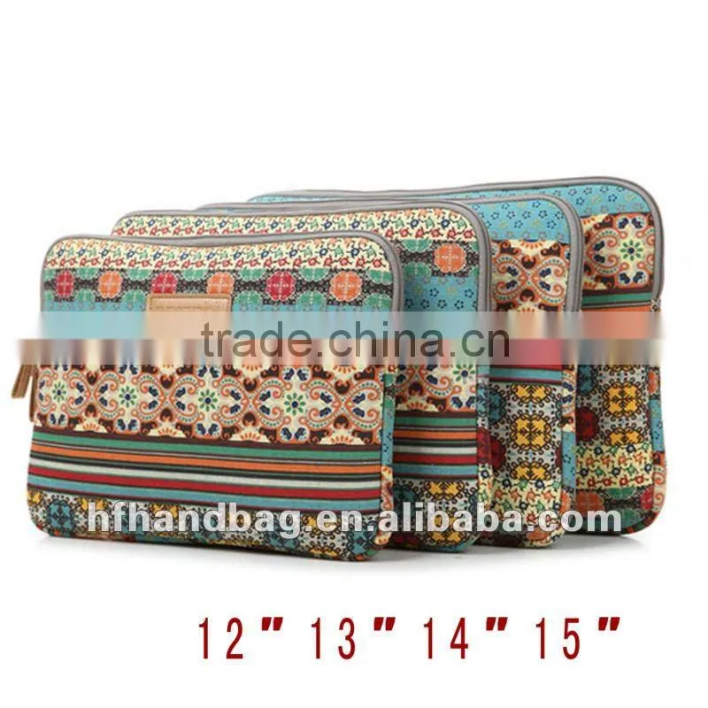 Bohemia style Laptop Bag Popular Durable waterproof&shockproof computer bag for tablet PC 2012