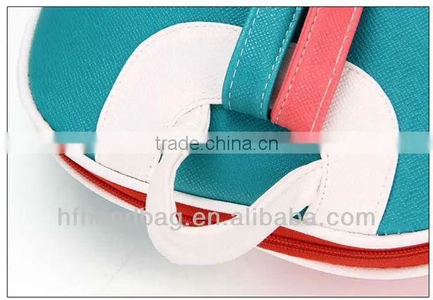 Hot fashion PU leather teenage school bags and backpack