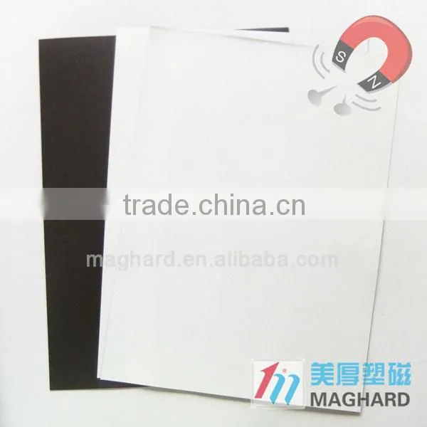 Vinly Magnet sheet Glossy or matt white PVC