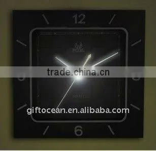 Smart light silence wall clock