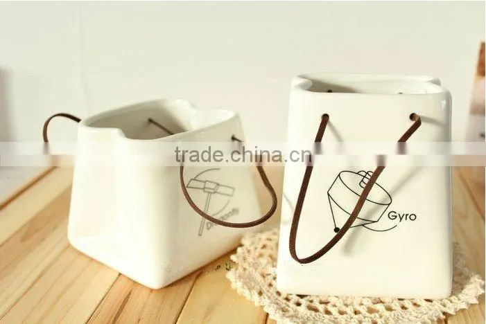 Mini ceramic vase,Ceramic bag