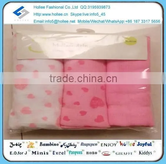 100% cotton printed muslin square swaddle blanket