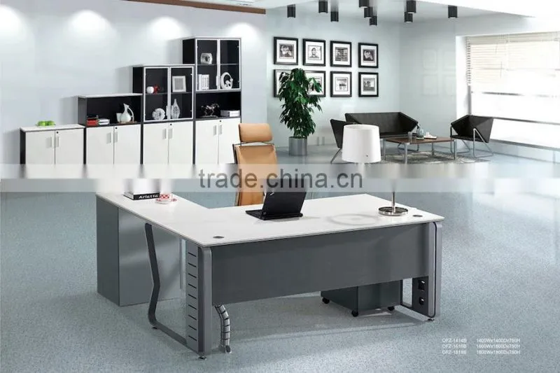 2015 China manufacturer hot sale office furniture wooden executive desk manager table office boss table GZH-1414