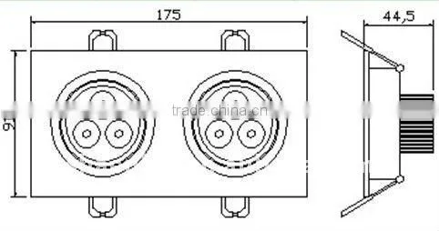 LED ceiling light/down light CL028 6W