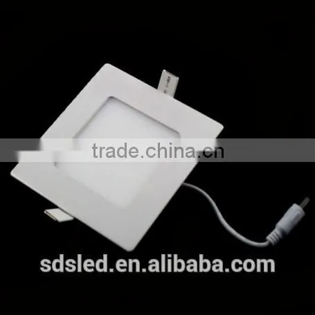 LED Panel light 3W SMD3528 Warm White Square Shape-White LED panel light