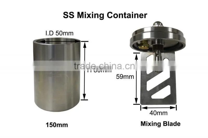 Compact Vacuum Mixer (150 / 500ml ) with Vibration Stage & Two Containers - MSK-SFM-7