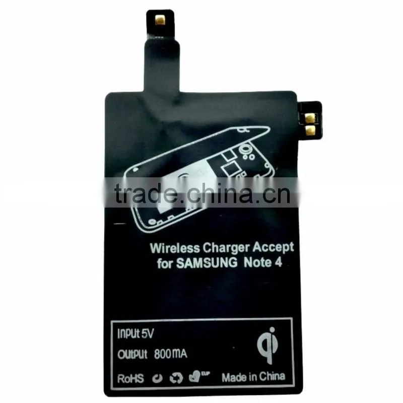 Qi Wireless Charger Receiver portable charger receiver for Samsung Galaxy S3/S4/S5 Note 2/3/4