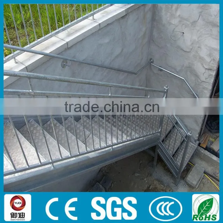 Foshan factory supply prefab metal stair railing