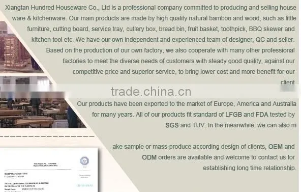 Top quality chinese traditional bamboo tea tray
