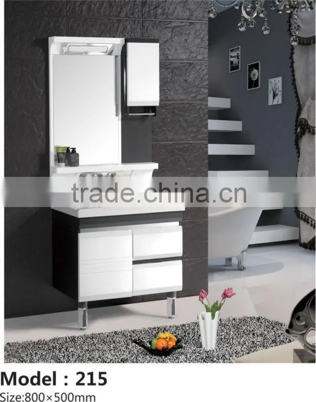 Classic design wall mounted PVC Bathroom Cabinet