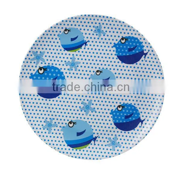 Fine design christmas luxury melamine baby flower pattern tableware