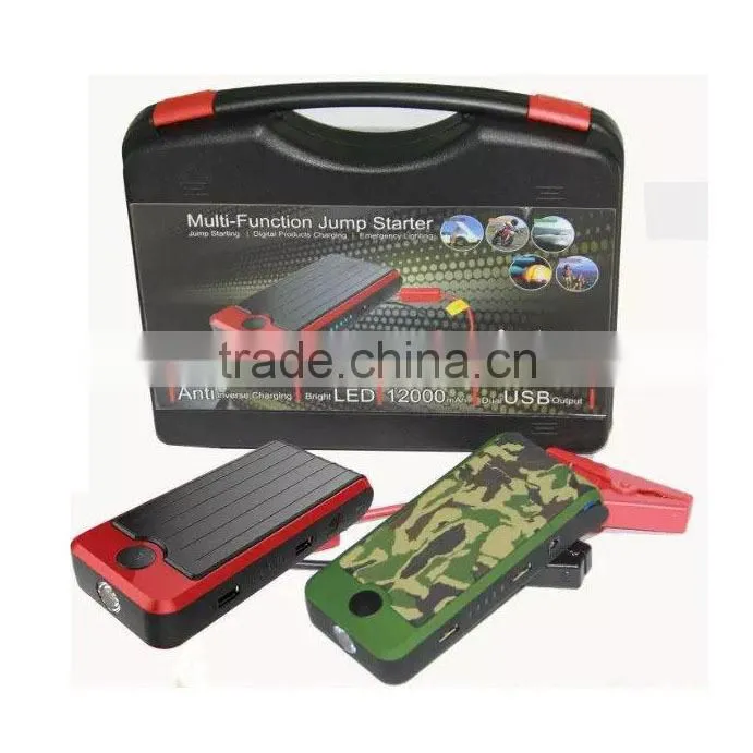 portable universal12v lithium ion jump starter for car