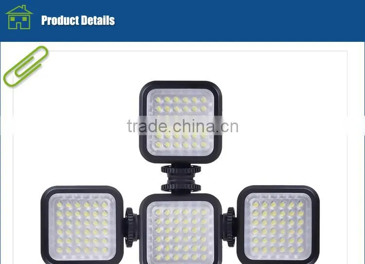Video Tutorial LED Video Light On-Camera Location Light Lighting for Photography