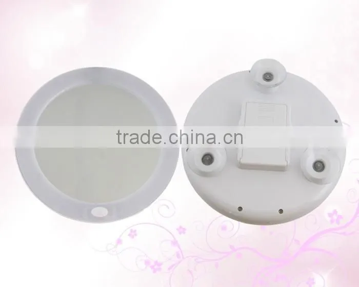 make up mirror with suction cups 10x cosmetic led mirror