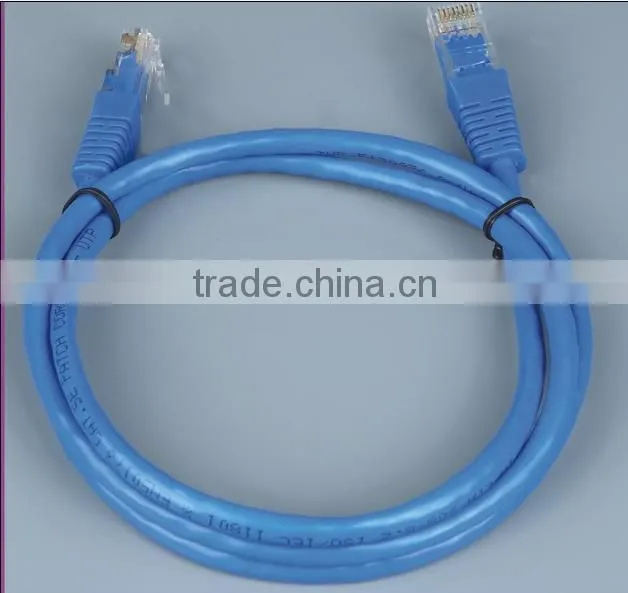 UTP Cat5e with RJ45 network cable China Manufacturer network cable