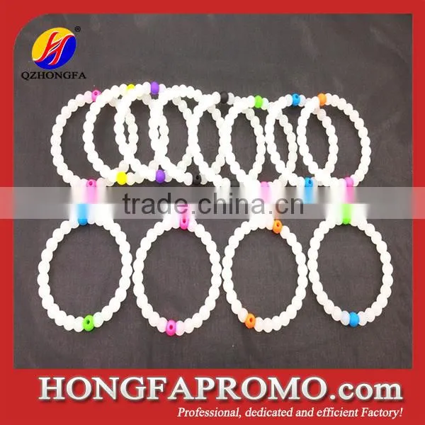 Silicone bead bulk cheap silicone wristbands