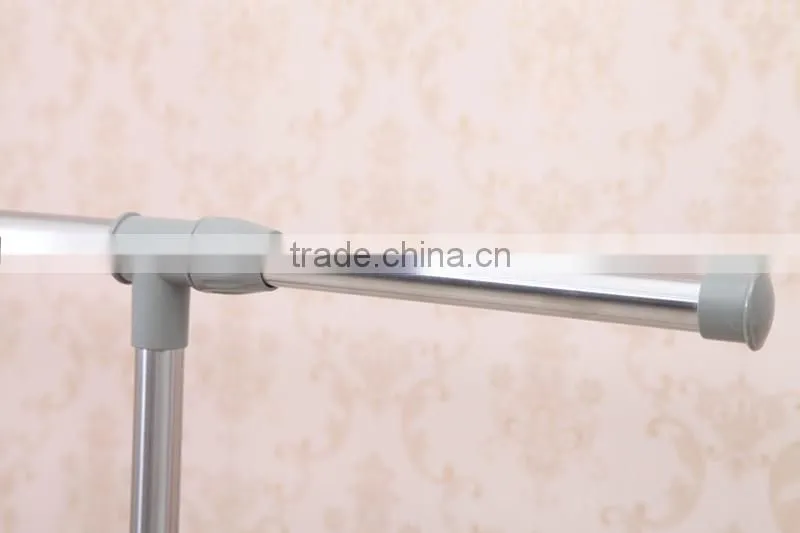 High performance single pole clothes hanger,S/S complex pipe single rod clothes hanger,Hot sale short clothes hangers