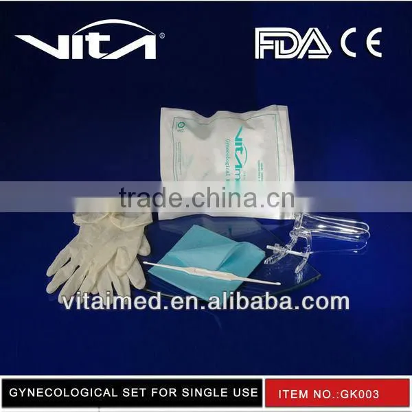 Disposable Gynecological Instrument Set For Single Use