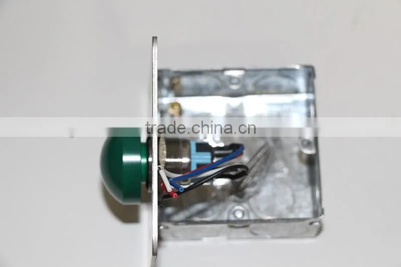 Stainless steel Heavy Duty IP67 waterproof Door Exit Button with metal back box,exit button