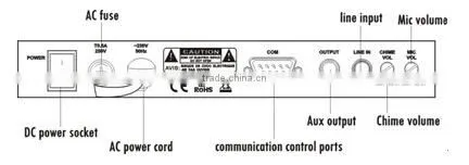 ITC T-218 Remote Desktop Paging Console for Public Address
