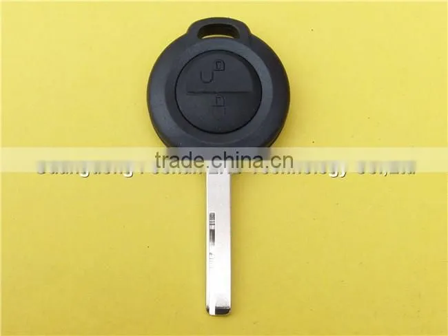 Replacement car key shell fob 2 button No Logo remote key casing For Mitsubishi car key
