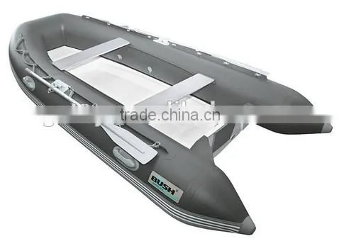 2 men plastic inflatable sailing drifting boat