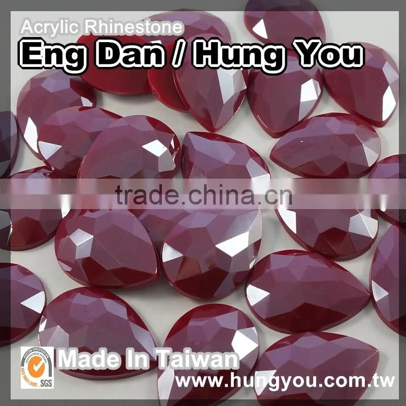 Top Quality TearDrop Shaped AB Crystal Flat Back Rhinestones