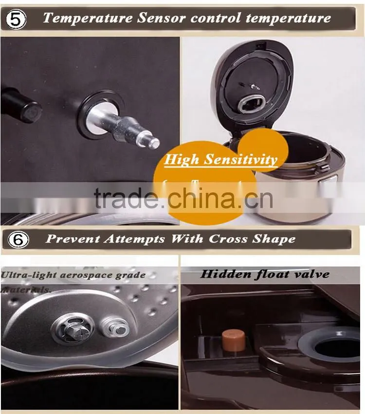 2015 Best Selling Big Size LED Pressure Cooker Low Price Thermal Cooker