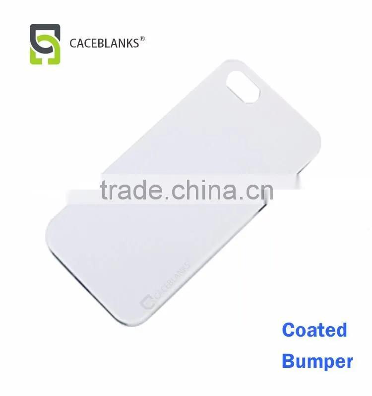 factory supplier sublimation case 3d film sublimation bumper phone case high quality coated case for iphone5 6 plus coating