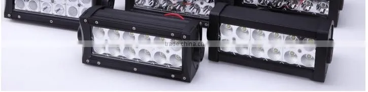 72W White and Amber Flood Beam led driving light bar for car