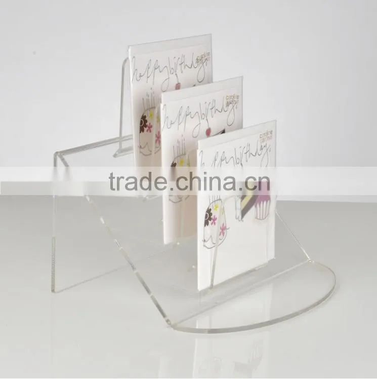 innovative design 7 slots acrylic card holder,acrylic leaflet holder,acrylic brochure holder