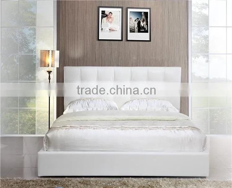 Home Furniture Prado Gas Lift Ottoman faux leather Storage Bed