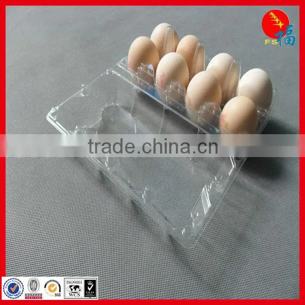 plastic egg packaging tray in pet film