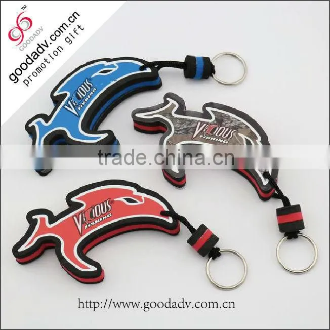 customize funny EVA foam key chain/hign quality EVA float key chain