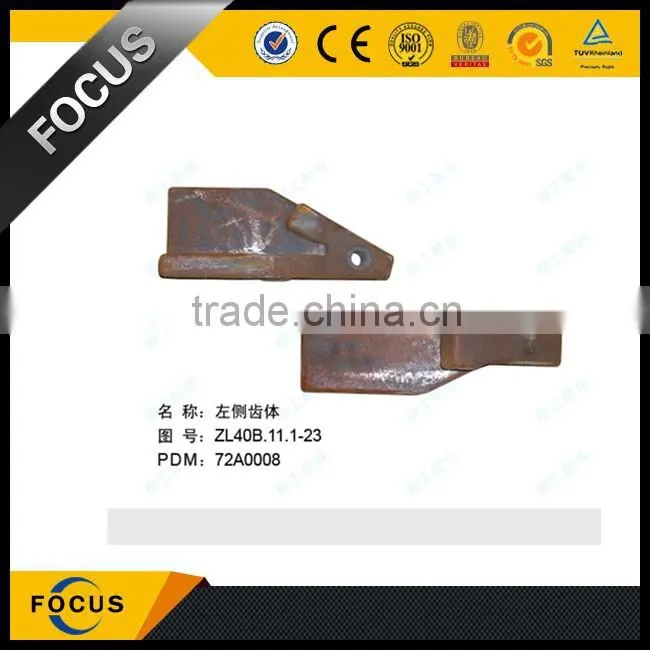 LIUGONG Wheel loader ZL40B left bucket tooth 72A0008