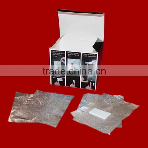 hot sell nail wrapper remove aluminium foil sheet