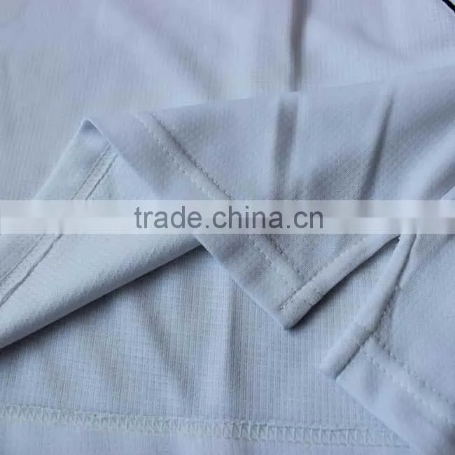 sports wear fabric 100% polyester white fast dry polo shirt polo t shirt china factory