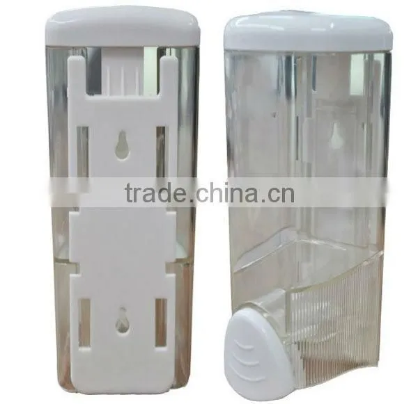 New Arrival Wall Mount 400mL Durable Plastic Manual Decorative Foam Soap Dispenser (DS1524)