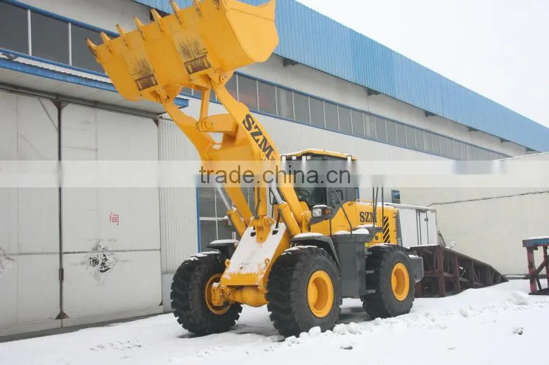 wheel loader zl50 with CUMMINS/Cater6121 engine ZF-gearbox joystick pilot air conditoner for exporting